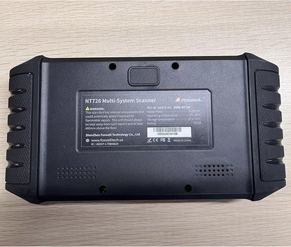2026 FOXWELL NT726 OBD2 Scanner Diagnostic Tool, All System Bidirectional Scan Tool with TOP 12 Resets, Precise Car Diagnostic Scanner for All Vehicles, CAN-FD, FCA Autoauth, Lifetime Update, AutoVIN