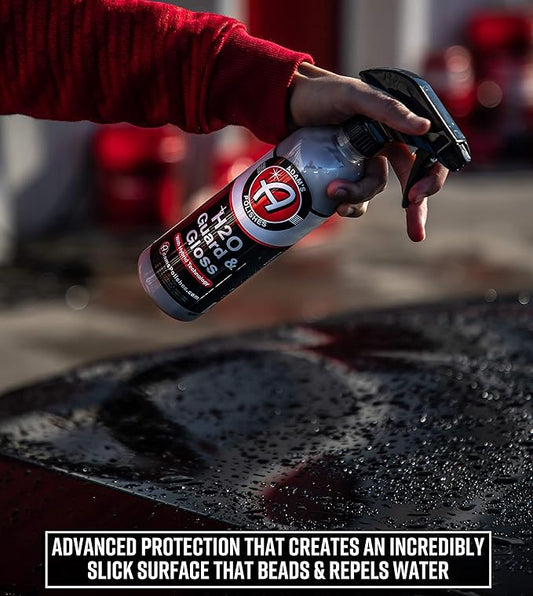 Adam's Polishes H2O Guard & Gloss (16oz) - Car Detailing Hybrid Top Coat Silica Sealant, Car Wax & Polish Quick Detailer | After Car Wash Seals, Shines, and Protects All Exterior Surfaces