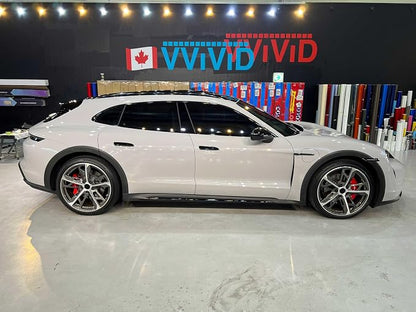 ColorFusion PPF by VViViD, Gloss Chalk Grey Dry Apply PPF Vinyl Car Wrap Roll 1.3ft x 5ft