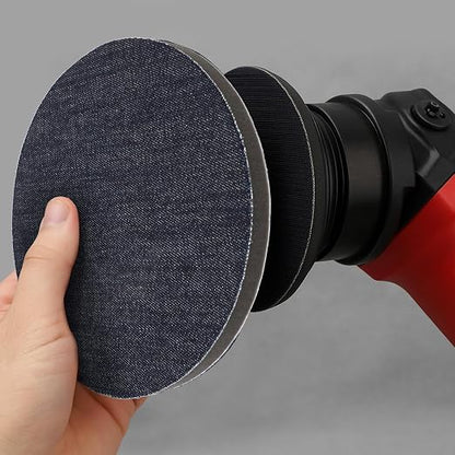 7'' Universal 3-Pack Orange Peel Remover Denim Polishing Pads – 2000 Grit (135mm) Hook & Loop for Easy Attachment, Professional Paint Leveling & Detailing Pad, V2 Upper Layer Clear Coat Scratch Repair