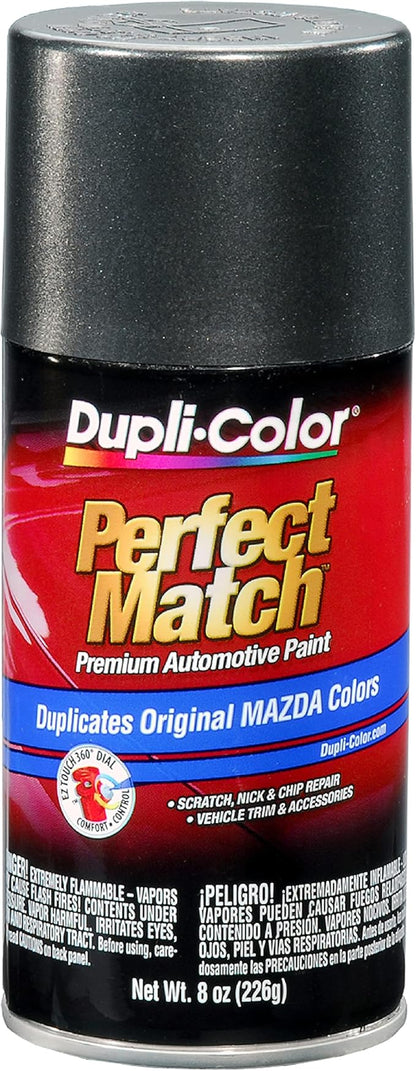 Dupli-Color EBMZ11607 Perfect Match Automotive Spray Paint 8 oz. Aerosol Can Intended For Mazda Graphite Mica Metallic, 38R