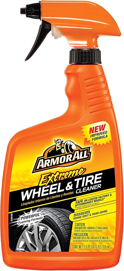 Armor All Extreme Wheel and Tire Cleaner, Car Wheel Cleaner Spray, 24 Fl Oz (Pack of 2)