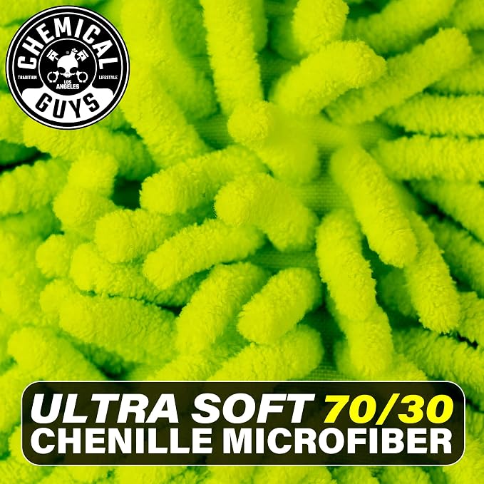 Chemical Guys Foam Blaster 6 Car Wash Gun, Chemical Guys Foam Gun, and Chenille Scratch-Free Microfiber Wash Mitt - Connects to Any Garden Hose for Thick Suds - Safe for Cars, Trucks, SUVs - 2 Items