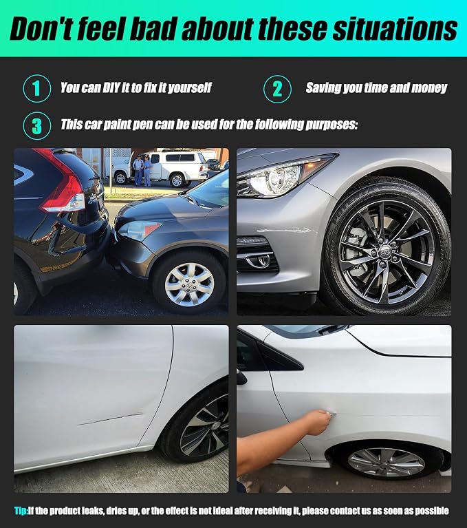 Gray Touch Up Paint for Cars, Car Scratch Repair, Premium Automotive Scratch Remover for Deep Scratches, Precise Auto Paint Touch up