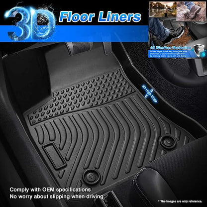 Cartist Floor Mats Compatible with Hyundai Tucson 2016-2021 & Kia Sportage 2017-2022 Floor Mat for Tucson Accessories All Weather Cargo Liners Carpet Protection TPE Odorless