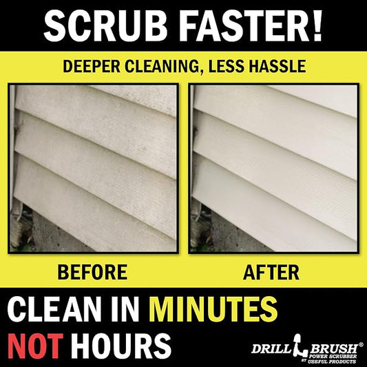 Narrow Gap Cleaner Brush - Concrete Scrubbing Tool - Crevice Brush for Drill - Car Detailing Drill Brushes - Window Track Cleaning Tools - Crevice Cleaning Brushes for Household Use - Gap Cleaner Kit