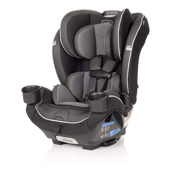 Evenflo EveryKid 3-in-1 Convertible Car Seat (Livingston Gray)