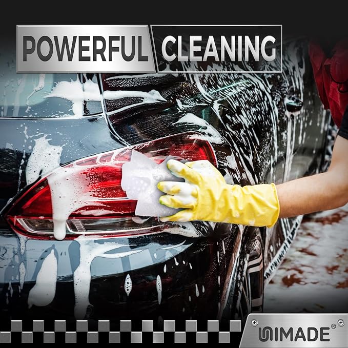 UNIMADE Microfiber Cleaning Cloth, 24 Pack Reusable Microfiber Towels for Cars Lint Free Cleaning Shop Towel Rags for Home Kitchen Automotive Bar Mechanic Restaurant Garage, 11"x 12", White