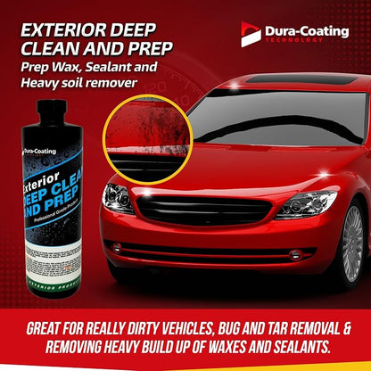 DURA-COATING TECHNOLOGY, Ultimate Car Detailing Kit- Includes a Dura-Dressing Single Vehicle Standard Car Detailing Kit and a Dura-Dressing Total Tire Kit for Vehicles - Car Cleaning Kit