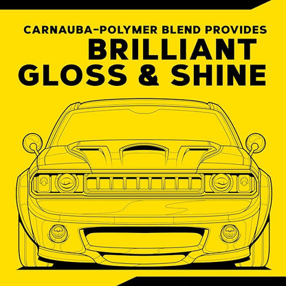Meguiar's Gold Class Carnauba Plus Premium Liquid Wax Kit,Car Detailing Kit with a Pure Carnauba Wax Blend & Foam Applicator Pad for Keeping Glossy Paint Protected Like a Pro,16 Oz Bottle(Pack of 6)