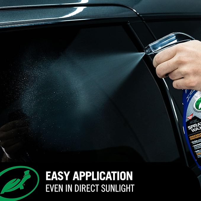 Turtle Wax 53878 ICE Spray Wax, Ultimate High Shine Wax Finish, For Use on Car Paint, Trim and Plastics, Safe for Motorcycles, RV's, Trucks and More, 20 oz. (Pack of 2)