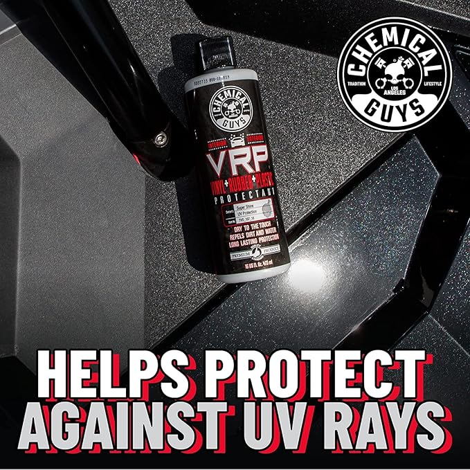 Chemical Guys VRP Vinyl, Rubber and Plastic Super Shine Dressing for Tires,16 fl oz + Nonsense Colorless & Odorless All Surface Super Cleaner, 16 fl oz, Unscented