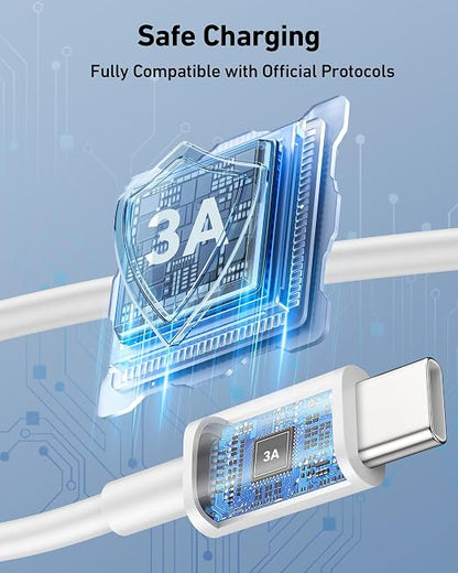 Car Carplay Cable for iPhone 17/17 Pro/Air/17e/16/15 Pro Max/Plus Cable, 2Pack USB A to USB C for CarPlay USBC Cord, iPad, Galaxy, Pixel, Android Accessories Charging Wire Type-C Car Charger Cord 3FT