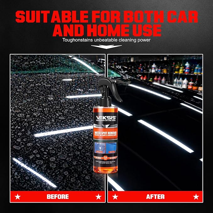 Water Spot Remover – 300ml Heavy Duty Liquid for Car Paint, Glass & Chrome – Dissolves Hard Water Stains & Mineral Deposits – Safe for Ceramic Coating & Clear Coat – Streak-Free Finish