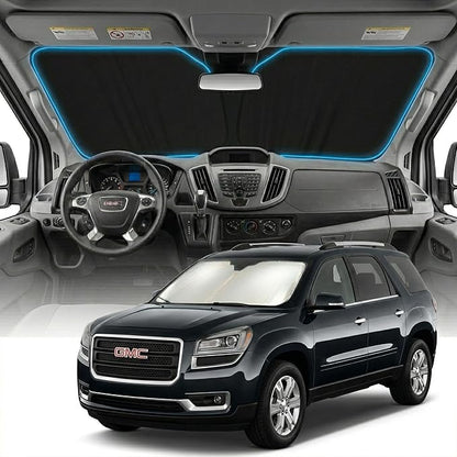 for GMC Acadia Sun Shade Windshield Cover - Custom Fit Acadia Accessories 2017-2023 Sunshade Foldable UV Protection & Heat Shield Sun Visor Accessories