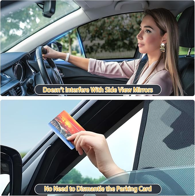 XCBYT Car Window Shades for 2019-2024 Forester - 4PCS Side Window Sun Shades with Breathable Mesh, Magnetic Car Window Covers for Baby & Privacy, UV Protection & Heat Insulation