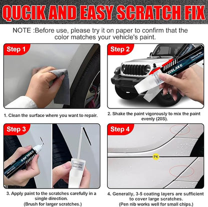 Car Touch Up Paint(Velvet Red(PRV/NRV)) for Jeep, Car Paint Scratch Repair Kit, Quick & Easy Solution to Repair, 2 in 1 Scratch Remover Pen with Color-Matched