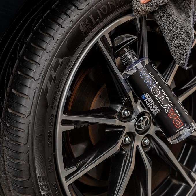 WASH&WHIPS SEAL - Exterior & Car Shine Kit (Step 3) – Sonoma Ceramic Coating Spray, Daytona Tire Shine, Suzuka Rubber & Plastic Coating – Long-Lasting Protection, Hydrophobic, Easy Application