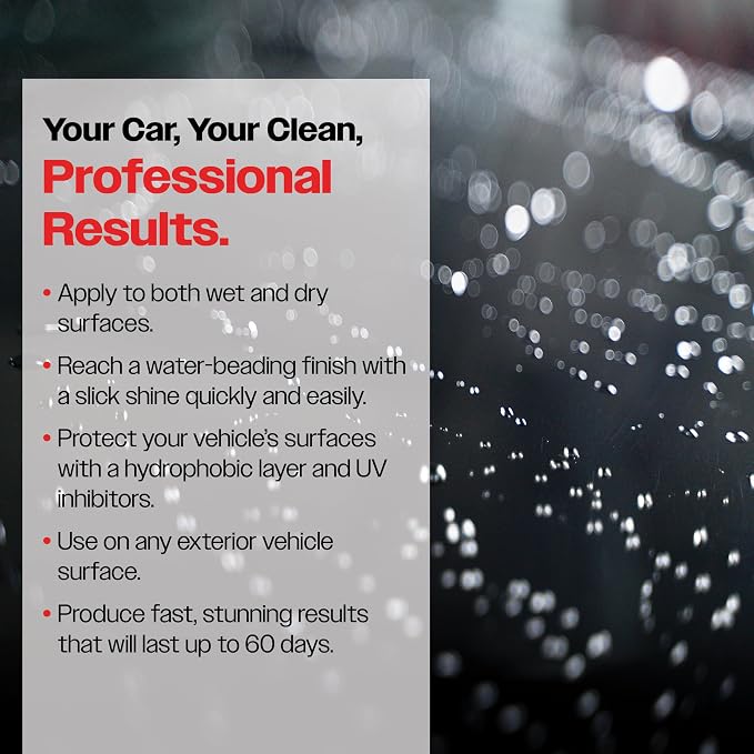 Malco SLIK SiO2 UV Paint Protection + Shine Spray for Vehicles (60-Day Advanced Protection & Shine) - Rejuvenates and Protects Exterior Finishes with Deep Shine/UV and Environmental Shield (264016)