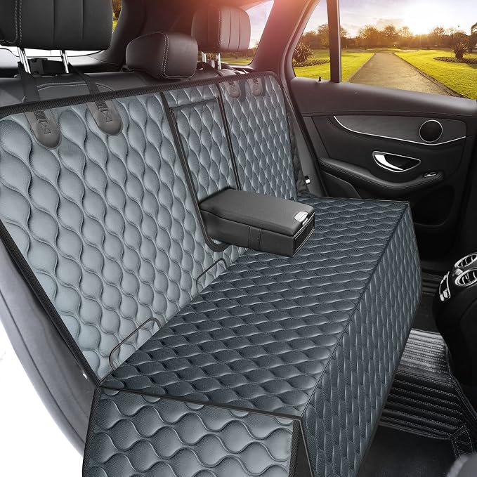 URPOWER Dog Car Seat Cover for Back Seat - Waterproof Car Seat Protector for Child Carseat & Pets, Nonslip Car Seat Covers for Full Size SUVs & Trucks