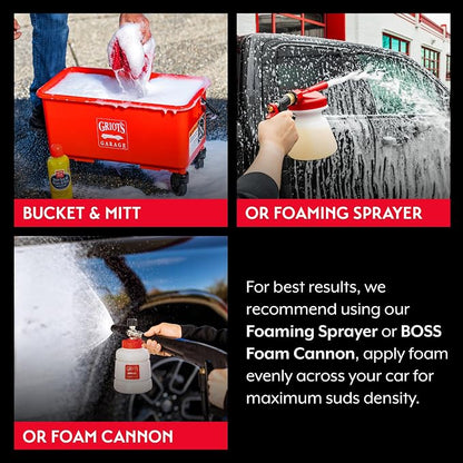 Griot's Garage Best of Show Wash and Wax for Car Detailing and Cleaning, Carnauba-Packed Coating, High Gloss Shine and Protection for Auto Paint, 10887, 48oz