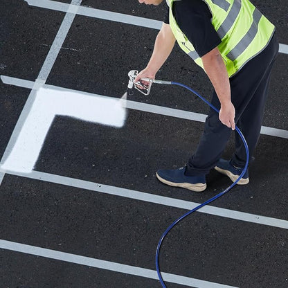 VEVOR 25ft Airless Paint Sprayer Hose, 1/4 in Universal Airless Paint Spray Hose, 4350 PSI High Pressure Flexible Airless Sprayer Hose, Multi-Layer Reinforced Steel Wire Braid Hose for Paint Sprayer