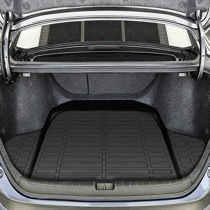 Floor Mats for Honda Accord 2018-2020 2021 2022, Accord & Accord Hybrid Floor Mats, NOT for Hatchback, Non-Slip Summer Winter, 1st & 2nd Row & Cargo Mats