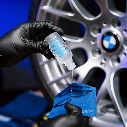 Gyeon Rim EVO Ceramic Wheel Coating Kit Brake Dust Repellent High‑Heat Resistant Hydrophobic Wheel Protectant Satin Finish Self‑Cleaning Ceramic Protection for Alloy Painted Rims