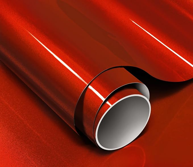 ColorFusion PPF by VViViD, Gloss Sinister Red Dry Apply PPF Vinyl Car Wrap Roll 6ft x 5ft