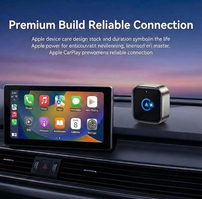 2026 MINI Wireless CarPlay & Android Auto 2-in-1 Adapter, Bluetooth Apple Car Play Dongle for iPhone & Android, Ultra-Compact 5.8GHz WiFi Auto-Connect with Smart Cooling for OEM Wired Cars