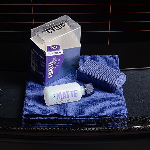 Gyeon Matte EVO Light Kit Ceramic Coating for Matte and Satin finishes Hydrophobic Paint sealant UV Chemical Protection enhances Color Depth Without Gloss adds Lasting Protection