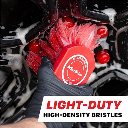 Maxshine Universal Soft Exterior & Wheel Cleaning Brush – Durable Detailing Brush for Cars, Trucks, SUVs, RVs & Motorcycles – Safe for Cleaning Rims, Engine Bays, Plastics & Interior Surfaces