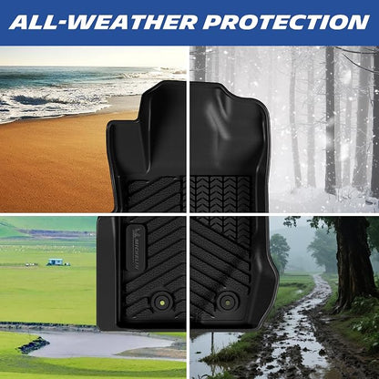 Michelin Floor Mats, All-Weather TPE Custom Fit Liner for 2021-2026 Ford Bronco 4-Door, Premier