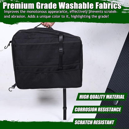 Roof Storage Bags Compatible with Hummer EV Accessories 2022-2026 SUV/SUT Overhead Storage Bag Organizer Cargo with Hardtop Suction Fixing Waterproof Can Foldable Sunshade