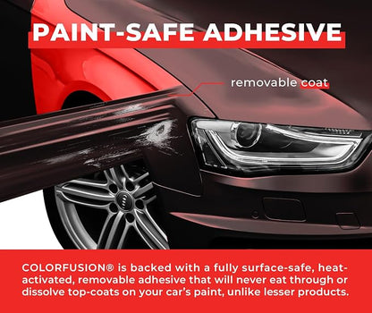 ColorFusion PPF by VViViD, Matte Stealth Demon Black Dry Apply PPF Vinyl Car Wrap Roll 20ft x 5ft