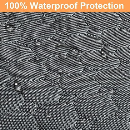 Mancro Dog Car Seat Cover for Back Seat, 2026 Upgraded 600D Heavy Duty Waterproof & Scratch-Resistant Dog Hammock for Car, Back Seat Pet Cover for Dogs with Sedan, Trucks and SUVs, Standard, Grey
