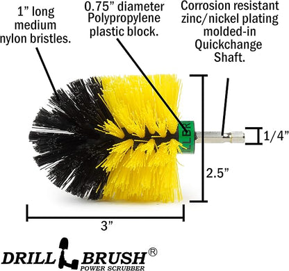 Household Cleaning Supplies - Bathroom Cleaning Accessories - Bath Mat Cleaner - Bathroom Brush - Tile Grout Cleaner - Bathtub Scrub Brush - Sink Cleaner - Toilet Scrubber - Shower Cleaning Brush