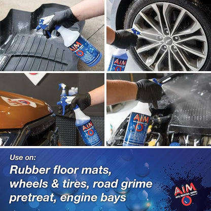 AIM Chemicals Magic Clean Multipurpose Cleaner - Industrial & Car Detailing - Cleans Cars, Trucks, SUVs, Boats, RVs - Effective Wheel & Tire Cleaner - Powerful Degreaser - Heavy Duty Use - Quart