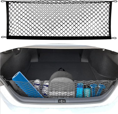 Trunk Envelope Style Mesh Cargo Net for Toyota Camry 2018-2025, 2026- Car Accessories - Premium Trunk Organizer and Storage - Cargo Net for Sedan - Vehicle Carrier Organizer for Toyota Camry