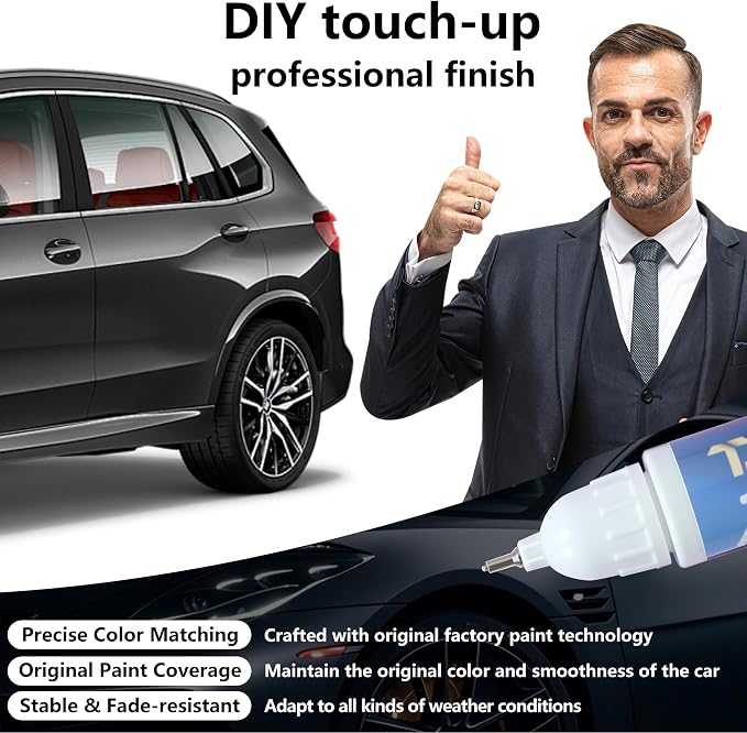 085 Eminent White Touch Up Paint for Lexus Match, Car Paint Scratch Repair kit, 2 in 1 Scratch Remover Pen with Color-Matched Rapid Drying of Paint Coating