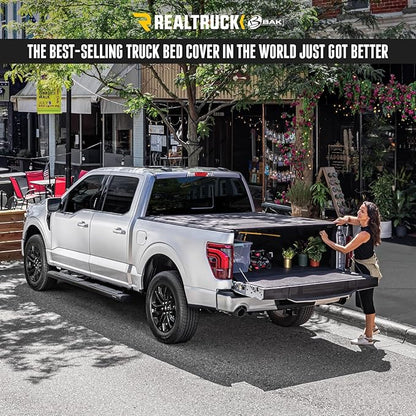 RealTruck BAK BAKFlip MX4 Hard Folding Truck Bed Tonneau Cover | 448146 | Fits 2023 - 2026 Chevy/GMC Colorado/Canyon 5' 2" Bed (62")