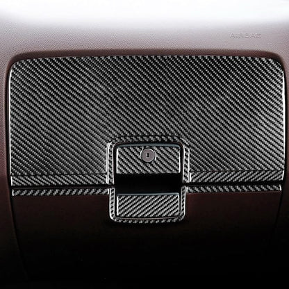 Real Premium Carbon Fiber Fit for Chevy Silverado/GMC Sierra 1500 2014-2018 for 2500/3500HD 2015-2019 Car Co-Pilot Glove Box Trim Kit Dash Decals Sticker Auto Interior Accessories Cover 9PCS Black