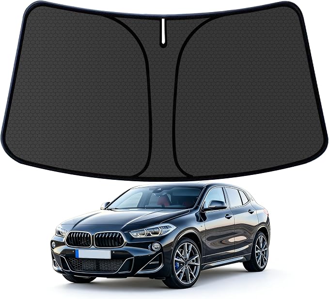 X2 Customized Windshield Sun Shade for 2018 2019 2020 2021 2022 2023 X2 Front Window Sunshade Visor Protector Foldable Blocks UV Rays Keep Car Cooler Accessories