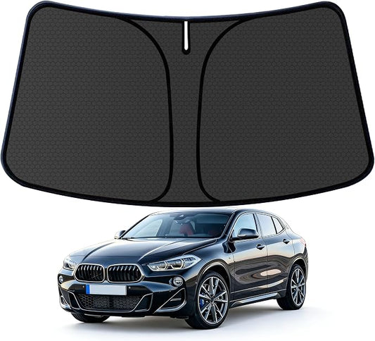 X2 Customized Windshield Sun Shade for 2018 2019 2020 2021 2022 2023 X2 Front Window Sunshade Visor Protector Foldable Blocks UV Rays Keep Car Cooler Accessories