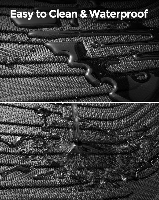 Floor Mats for Toyota Tacoma 1995–2004(Not for Double Cab), All Weather Waterproof Front Floor Liners, Heavy Duty Anti-Slip TPE Truck Interior Accessories 1996 1997 1998 1999 2020 2001 2002 2003