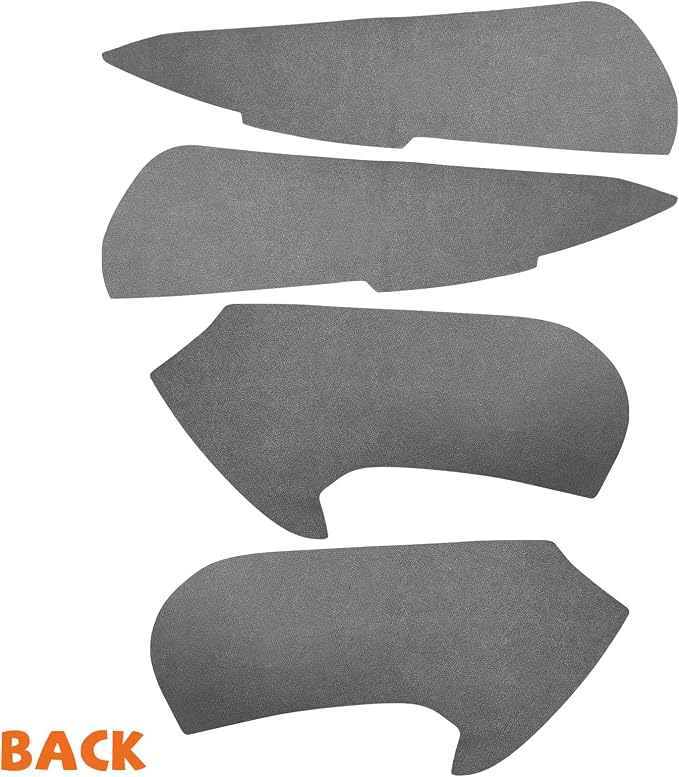 RUIANTE 4pcs Door Panel Cover Trim Replacement Compatible for Focus 2009-2014 Car Interior Accessories (Black)