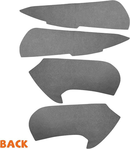 RUIANTE 4pcs Door Panel Cover Trim Replacement Compatible for Focus 2009-2014 Car Interior Accessories (Black)