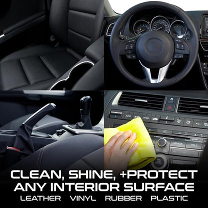 Formula 1 Interior Detailing Protectant Spray, Car Interior Cleaner with UV Protection, Non Greasy Formula, Safe for Vinyl, Rubber, Plastic, & Dashboard - 16oz