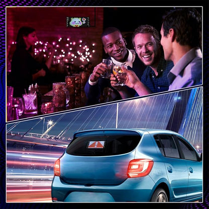 Light Signs for Car | Programmable LED Car Sign | Flexible LED Advertising Sign | Bluetooth APP | Custom Editor Animations/Text/Graffiti
