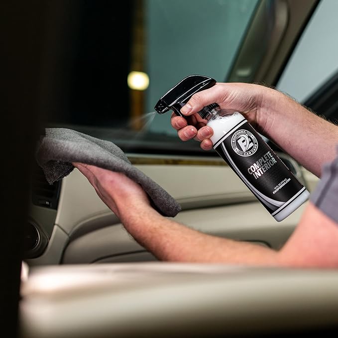 ExoForma Complete Interior - Multipurpose Car Interior Cleaner & Protectant From UV - Car Cleaning Supplies - Matte Finish & Fresh Linen Scent, 16 oz